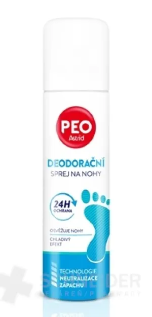 PEO Astrid DEODORAČNÝ SPREJ NA NOHY