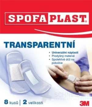 3M SPOFAPLAST č.177 Náplasť TRANSPARENTNÁ