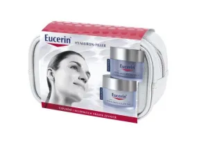Eucerin Hyaluron-Filler denný krém na suchú pleť 50ml + nočný krém proti vráskam 50ml