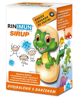 Rinimun sirup dvojbalenie s dinosaurom 2 x 120 ml