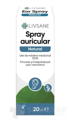 LIVSANE Ušný sprej Natural