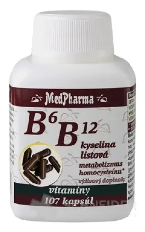 MedPharma B6, B12 + kyselina listová