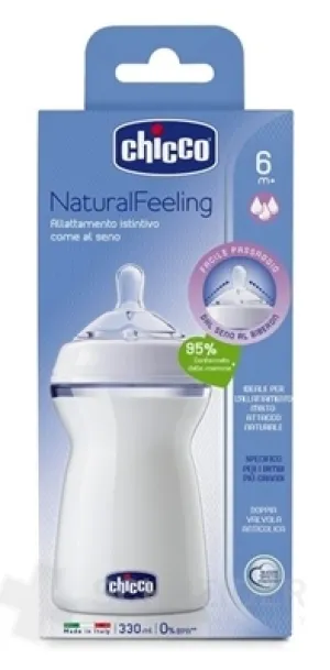 CHICCO Fľaša dojčenská Natural Feeling