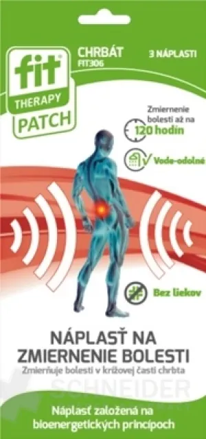FIT THERAPY Patch CHRBÁT náplasť