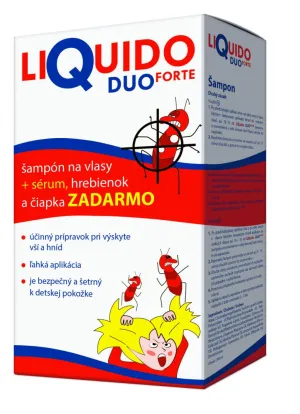 LiQuido DUO FORTE proti všiam (šampón+sérum) 200+125 ml