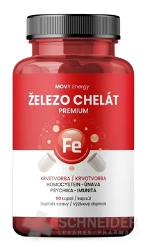 MOVit Železo Chelát Premium