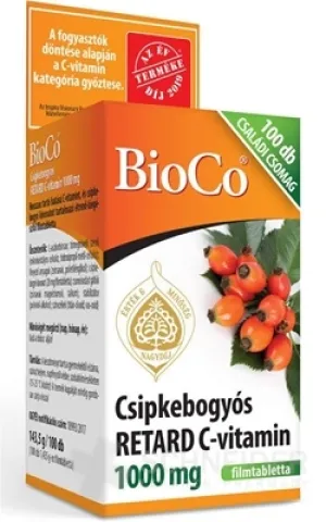 BioCo Vitamín - C RETARD 1000 mg s plodom šípky