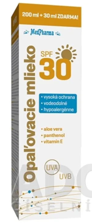MedPharma OPAĽOVACIE MLIEKO SPF 30