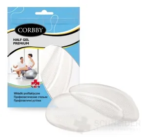 CORBBY Špičky gélové do lodičiek samolepiace