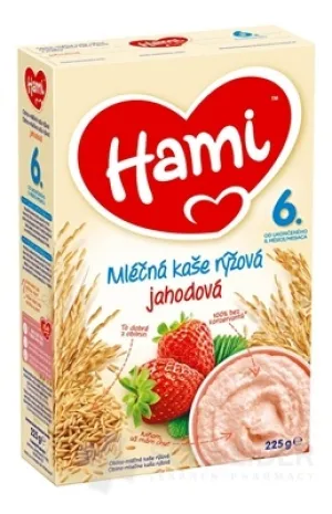 Hami mliečna kaša ryžová jahodová