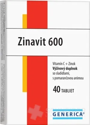 GENERICA ZINAVIT 600 s pomarančovou arómou