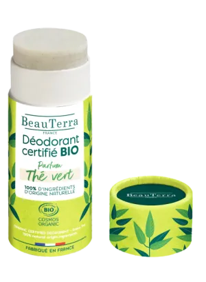 BeauTerra - certifikovaný organický deodorant bez alumíniových solí Zelený čaj