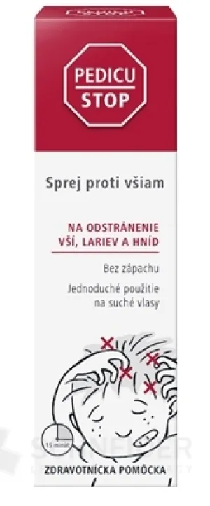 PEDICUSTOP Sprej proti všiam