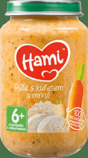 Hami príkrm Ryža s kuraťom a mrkvou