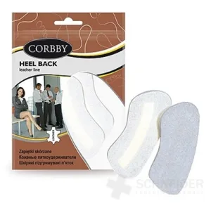CORBBY Pätičky kožené samolepiace