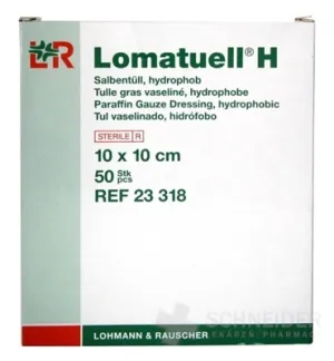 LOMATUELL H TYL PARAFÍNOVÝ 10x10 cm