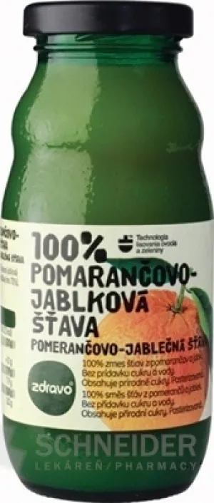 zdravo 100% POMARANČOVO-JABLKOVÁ ŠŤAVA