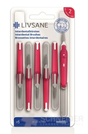 LIVSANE Medzizubné kefky kuželovité