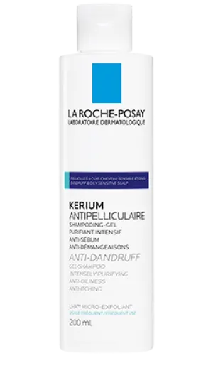 La Roche-Posay Kerium šampón na mastné lupiny 200ml