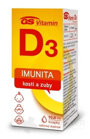 GS Vitamin D 400 kvapky 2021