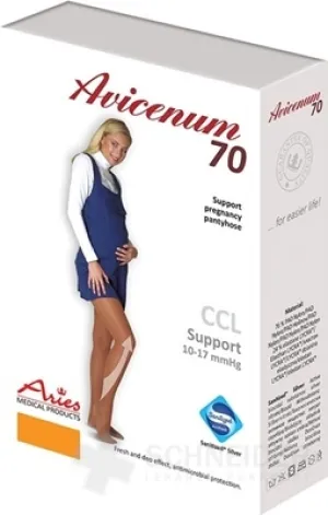 AVICENUM 70 Pančuchové nohavice Tehotenské
