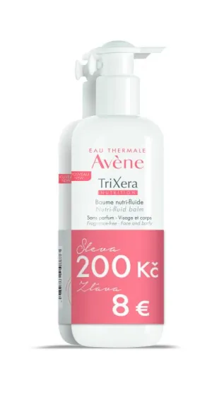 Avene Trixera Nutri-fluid balzam 2x400ml