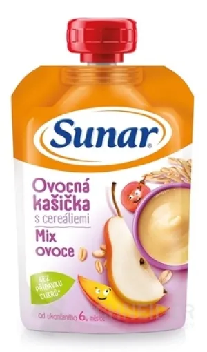 Sunar Ovocná kašička s cereáliami
