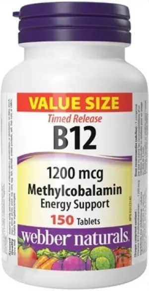 Webber Naturals Vitamín B12 1200 mcg