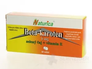 Naturica BETA-KAROTÉN + zelený čaj + vitamín E
