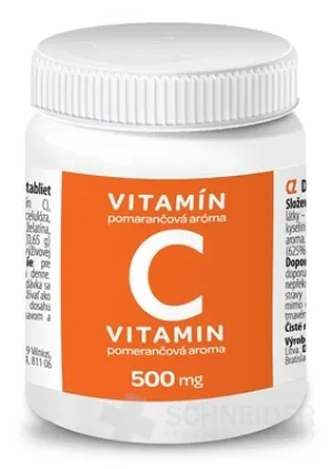 Valentis Vitamín C 500 mg pomarančová aróma