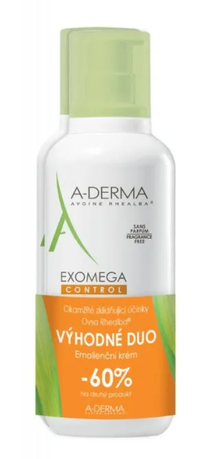 A-Derma Exomega Control emolienčný krém DUO 2x400ml