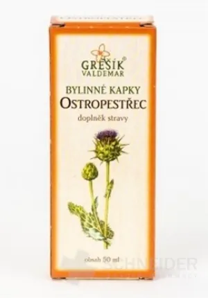 GREŠÍK BYLINNÉ KVAPKY OSTROPESTREC