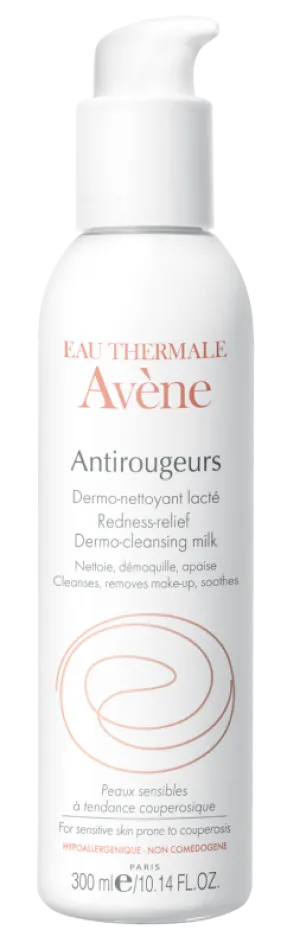 Avene Antirougeurs čistiace mlieko zmierňujúce začervenanie pleti 300ml