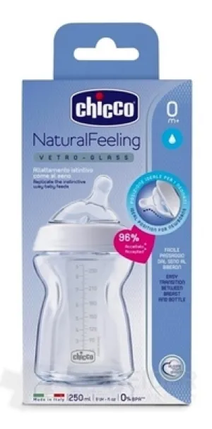 CHICCO Fľaša dojčenská Natural Feeling