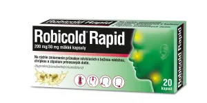 Robicold Rapid 200 mg / 30 mg mäkké kapsuly