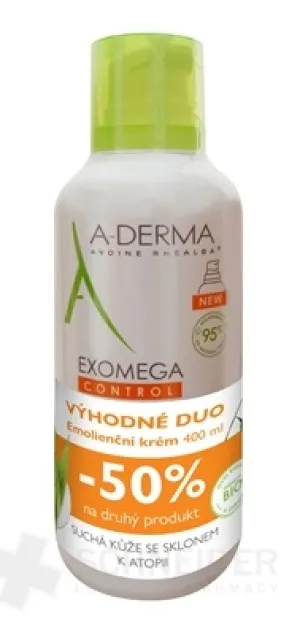 A-DERMA EXOMEGA CRÈME ÉMOLLIENTE (DUO zľava)