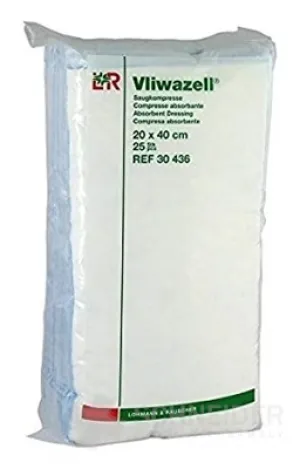 VLIWAZELL KOMPRESY SAVÉ NESTERILNÉ 20x40cm