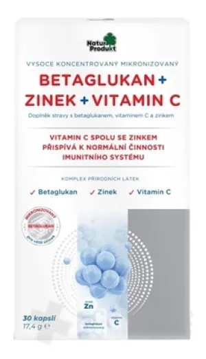 NaturProdukt BETAGLUKÁN + ZINOK + VITAMÍN C