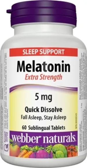 Webber Naturals Melatonin 5 mg