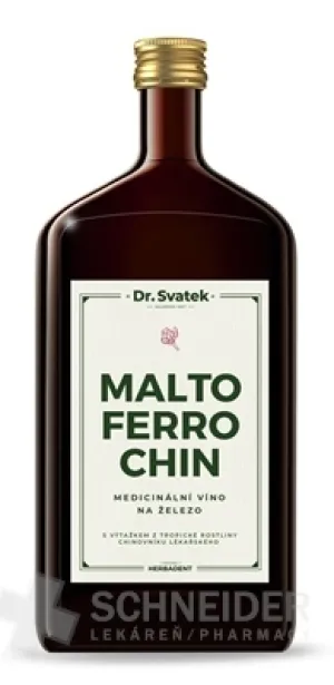 Dr.Svatek MALTOFERROCHIN sladové víno zo železom