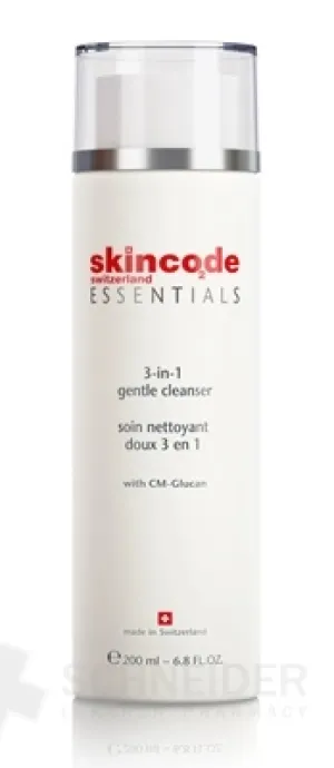 SKINCODE ESSENTIALS 3 in 1 gentle cleanser
