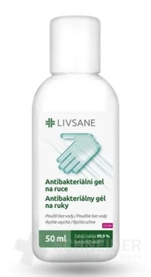 LIVSANE Antibakteriálny gél na ruky