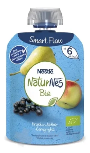 Nestlé NaturNes BIO Hruška Jablko Čierne ríbezle