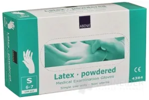 ABENA Rukavice Latex vyšetrovacie, veľ. S
