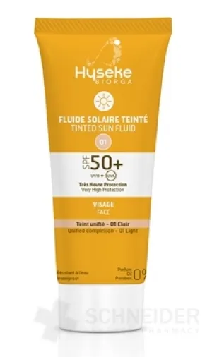 Hyseke BIORGA Tónované opaľovacie mlieko SPF50+
