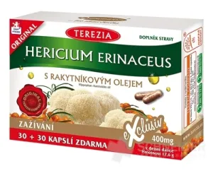 TEREZIA HERICIUM ERINACEUS S RAKYTNÍKOVÝM OLEJOM