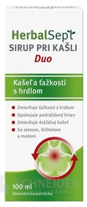 HerbalSept SIRUP PRI KAŠLI Duo