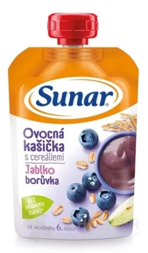 Sunar Ovocná kašička s cereáliami