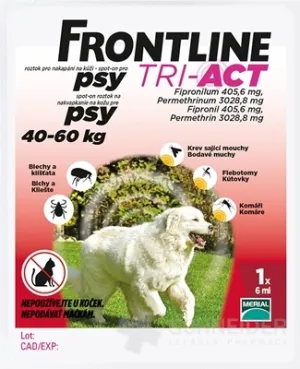 FRONTLINE TRI-ACT Spot-On pre psy XL