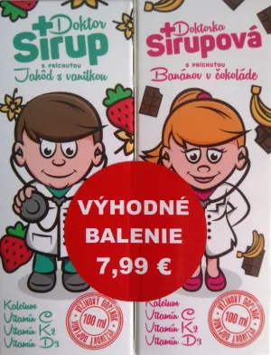 Výhodné balenie Doktor Sirup + Doktorka Sirupová